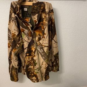 Mens ScentLok Vertigo Camo Jacket Zip Up- Size XL hunting